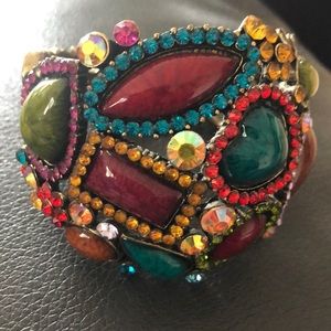 Vintage bohemian multicolored bracelet.